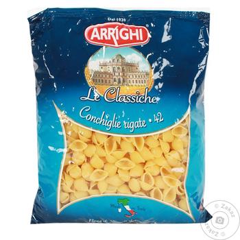 Arrighi №42 Conchiglie Rigate Pasta 500g - buy, prices for COSMOS - photo 1