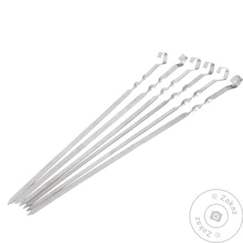 Forester Skewers Set In Blister 6pc*55cm - buy, prices for Tavria V - photo 1