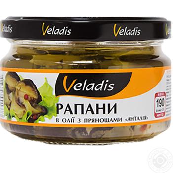 Рапаны Veladis в масле с пряностями Анталия 190г купить, цены на МегаМаркет - фото 1