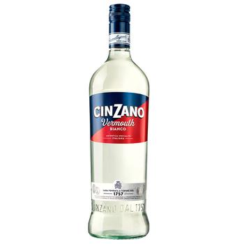 Вермут Cinzano Bianco 15% 1л - купити, ціни на Auchan - фото 1