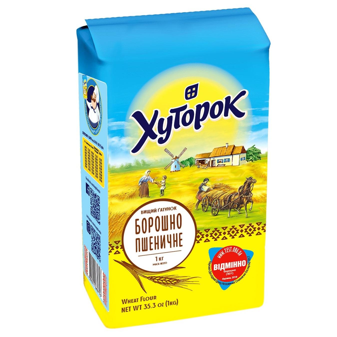 

Мука Хуторок пшеничная 1кг