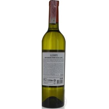 Вино Allore White Dry біле сухе 0.75л х6 купить, цены на МегаМаркет - фото 2