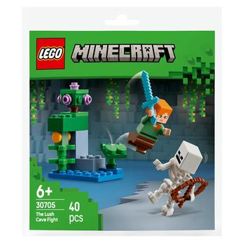Конструктор Lego Minecraft Битва в пещере с зарослями 30705 - купить, цены на NOVUS - фото 1