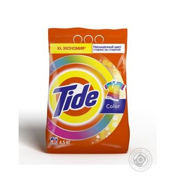 Стиральный порошок Tide Color автомат 4500г купить, цены на МегаМаркет - фото 1