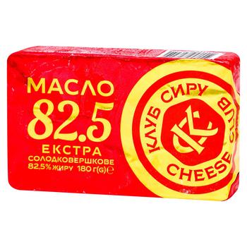 Масло Клуб Сыра Экстра сладкосливочное 82,5% 180г - купить, цены на METRO - фото 3