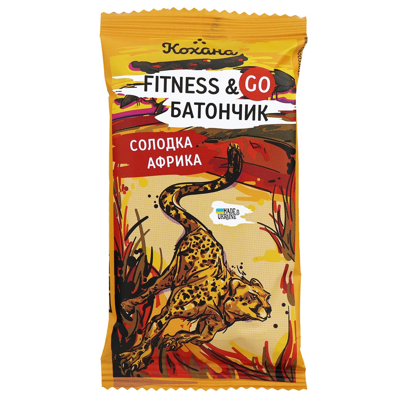 

Батончик Кохана Fitness&Go Сладкая Африка Ананас 40г