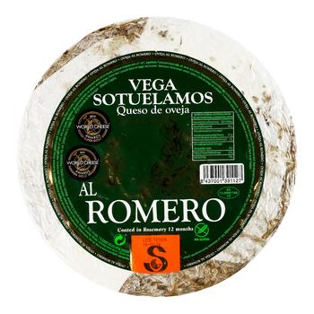 Vega Sotuelamos Sheep Cheese in Rosemary 55% - buy, prices for Biotus - photo 1