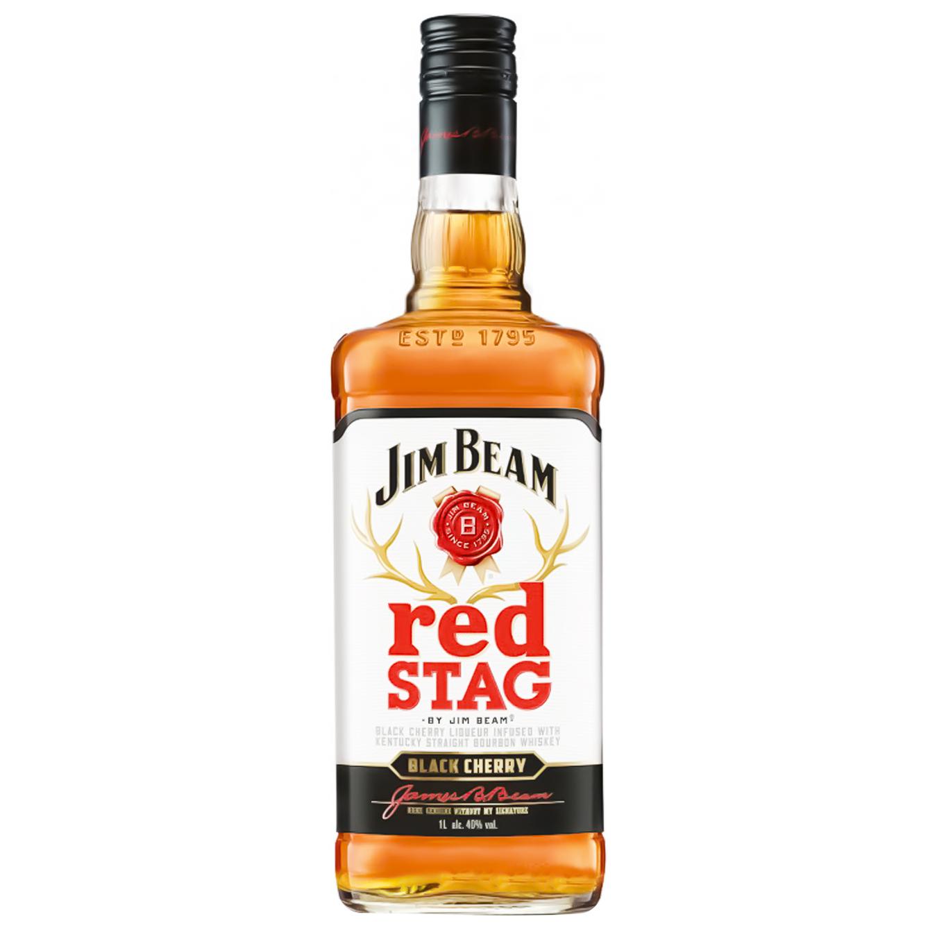 

Виски Jim Beam Red Stag Black Cherry 40% 1л