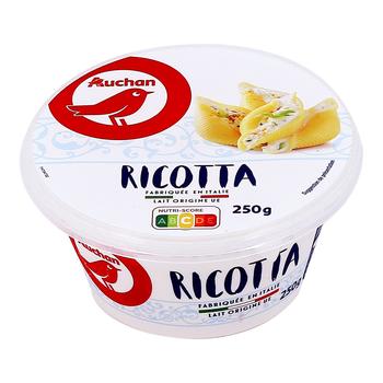 Auchan Ricotta Cheese 11% 250g - buy, prices for Auchan - photo 1