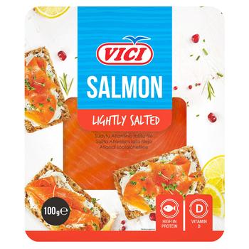 Vici Sliced Lightly Salted Salmon Fillet 100g - buy, prices for NOVUS - photo 1