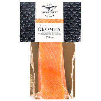 K.I.T. Cold Smoked Salmon Fillet with Skin 250g - buy, prices for METRO - photo 1