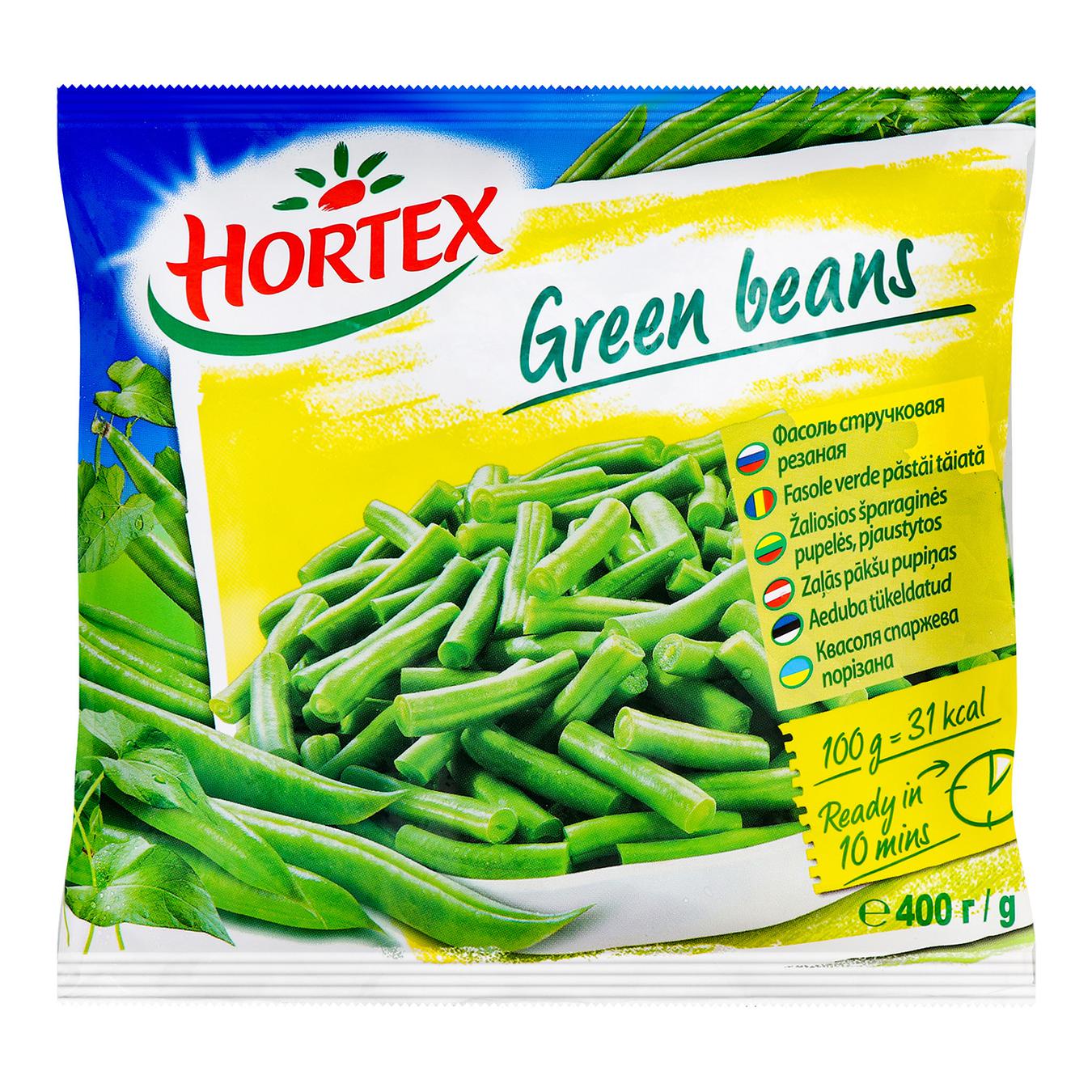 

Фасоль стручковая Hortex резаная замороженная 400г