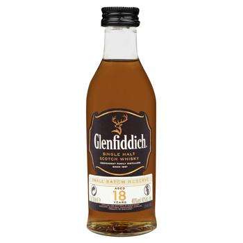 Віскі Glenfiddich 18 років 40% 50мл