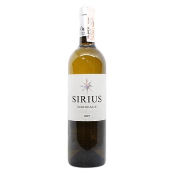 Вино Maison Sichel Sirius Bordeaux Blanc біле сухе 12.5% 0.75л - купити, ціни на Cупермаркет "Харків" - фото 1