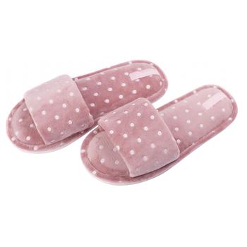 Twins Velor in Peas Pink House Women's Slippers 36/37s - buy, prices for Vostorg - photo 1