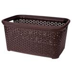 Diomedea Basket with Frame 365x535x260mm 35l Brown