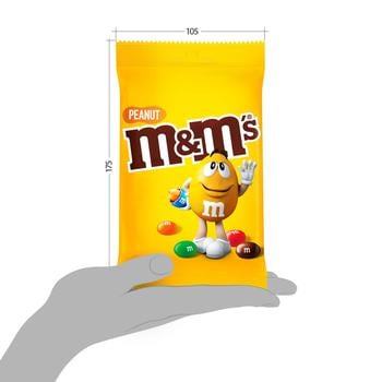 Драже M&M's з арахісом та молочним шоколадом 90г - купити, ціни на METRO - фото 5