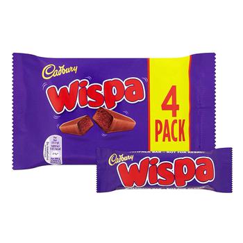 Батончик Cadbury Wispa 4х23,7г - купить, цены на КОСМОС - фото 1