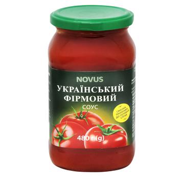 Novus Ukrainian Tomato Sauce 480g - buy, prices for NOVUS - photo 1