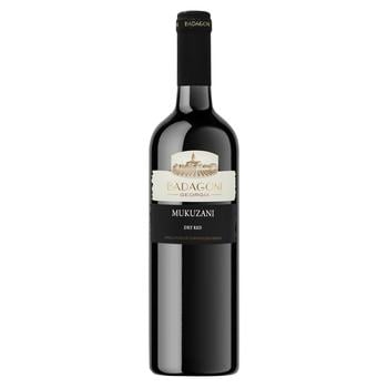 Badagoni Mukuzani Red Dry Wine 11-13% 0.75l