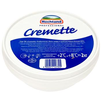 Крем-сыр Hochland Professional Cremette 65% 2кг 4002671147325 | Эко ...