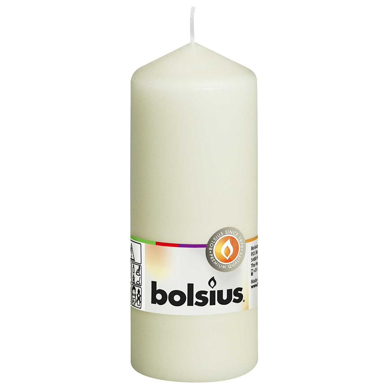 

Свеча Bolsius Кремовая 150/58 1шт
