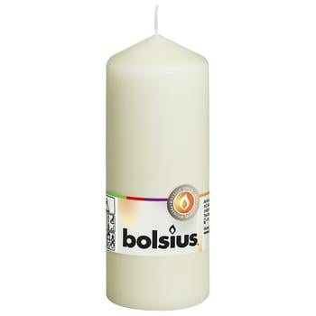 Bolsius Cream Candle 150/58 1pc - buy, prices for COSMOS - photo 1