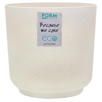 Form-plastic Beige Flower Pot - buy, prices for COSMOS - photo 1