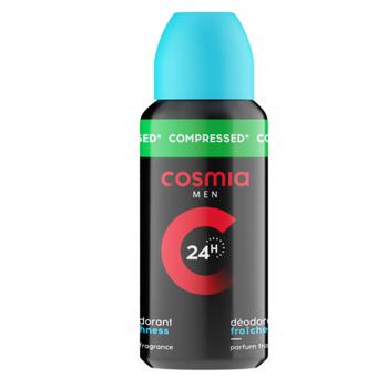 Дезодорант Cosmia Freshness 24 часа мужской 75мл