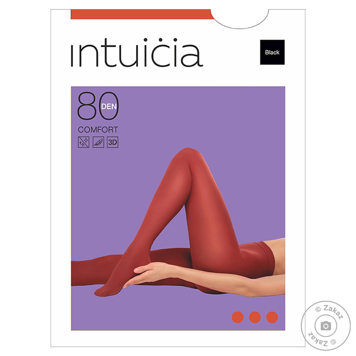 

Колготки женские Intuicia Comfort Premium 80D 5 Black