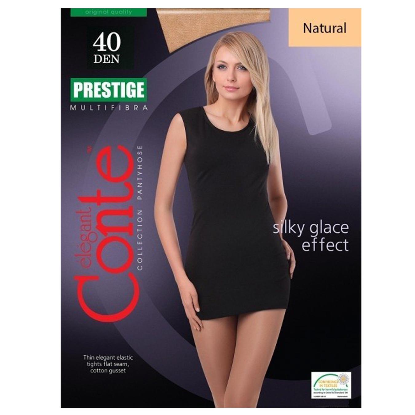 

Колготы женские Conte Prestige 40ден р.4 Natural