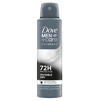 Антиперспірант аерозольний Dove Men Невидима сухість 72 години 150мл - купити, ціни на Ідеал - фото 1