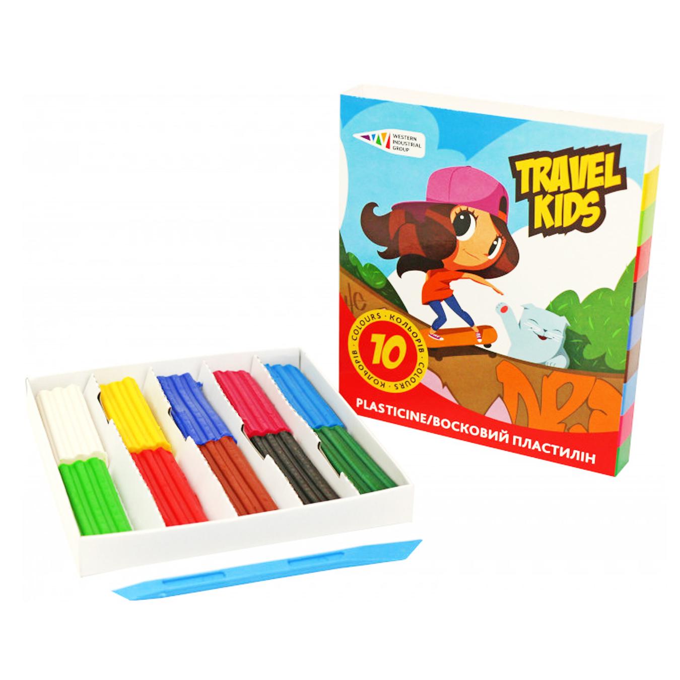 

Пластилин Гамма Travel Kids 10 цветов 120г