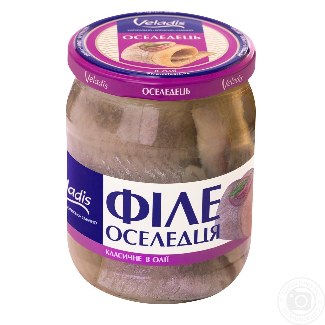 

Филе Сельди Классическое в масле Veladis 470г