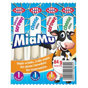 Mlekovita MiaMu Cheese Sticks 21% 84g - buy, prices for NOVUS - photo 1