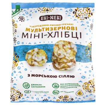 Міні-хлібці Екі-Некі мультизернові з морською сіллю 40г - купити, ціни на - фото 1