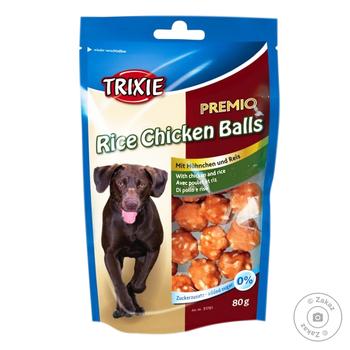 Ласощі для собак Trixie PREMIO Rice Chicken Balls курка 80г - купити, ціни на Восторг - фото 1