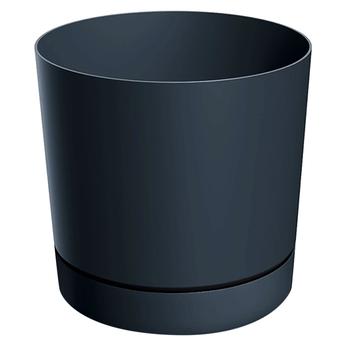 Prosperplast Tubo Flower Pot 24cm Anthracite - buy, prices for Tavria V - photo 1