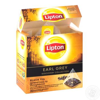 Чай чорний Lipton Earl Grey з ароматом бергамоту та пелюстками квітів 20пак купити, ціни на МегаМаркет - фото 3