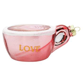 Украшение елочное Koopman Чашка для кофе 12,7х9,5х5,5см - купить, цены на - фото 4