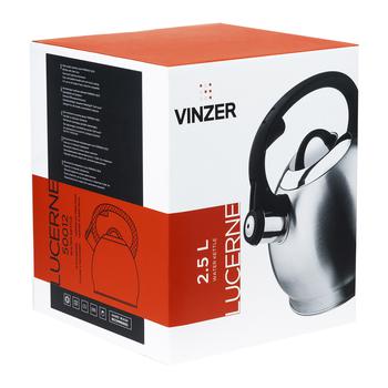 Lucerne Vinzer with a Whistle Made of Stainless Steel Teapot 2.5l - buy, prices for NOVUS - photo 1