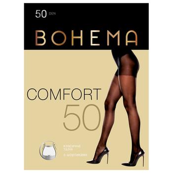 Bohema Comfort 50 den Black Tights for Women size 3