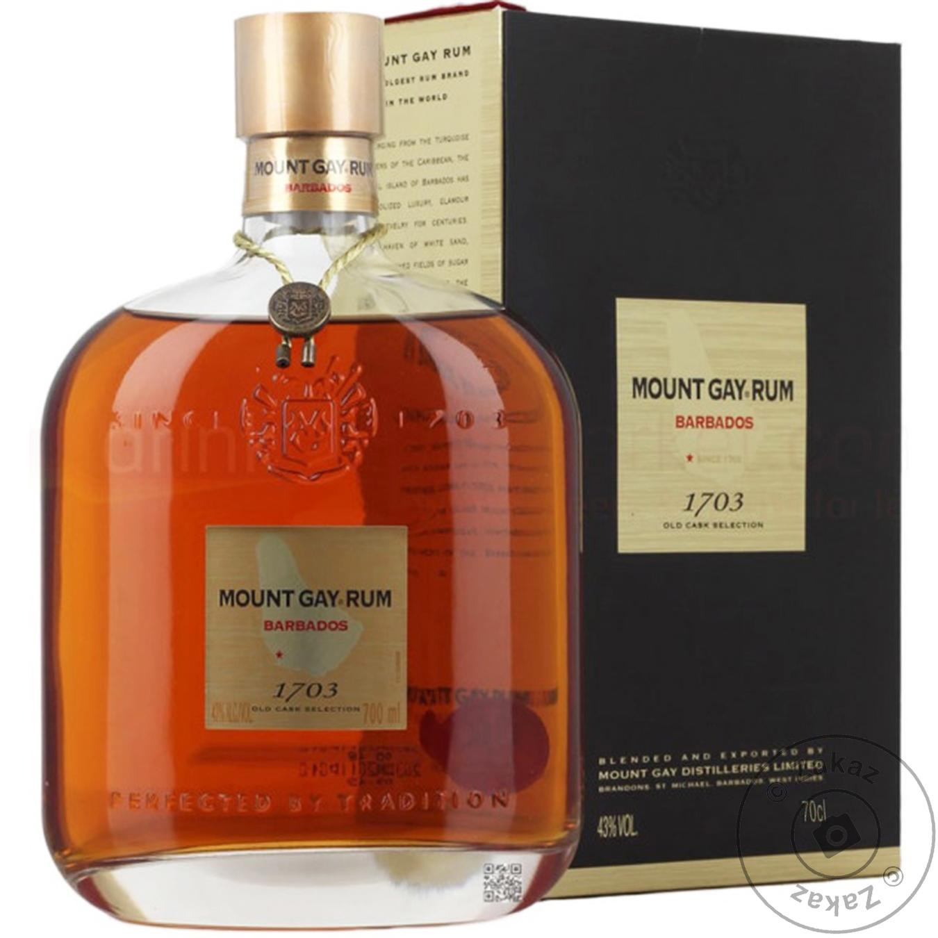 

Ром Mount Gay 1703 43% 0,7л