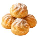 Тістечко заварне з ванільним кремом