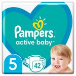 Pampers Active Baby 5 diapers 11-16kg 42pcs