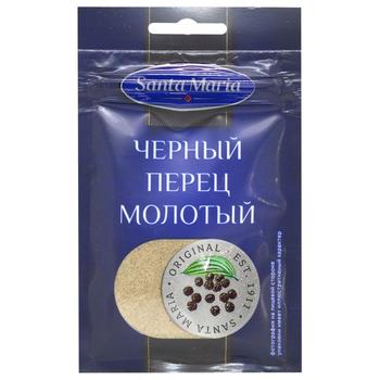 Santa Maria Ground Black Pepper 16g - buy, prices for NOVUS - photo 1