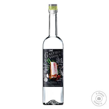 Горілка Chef Gastro's Vodka Традиційна 40% 0.5л - купити, ціни на Чудо Маркет - фото 1