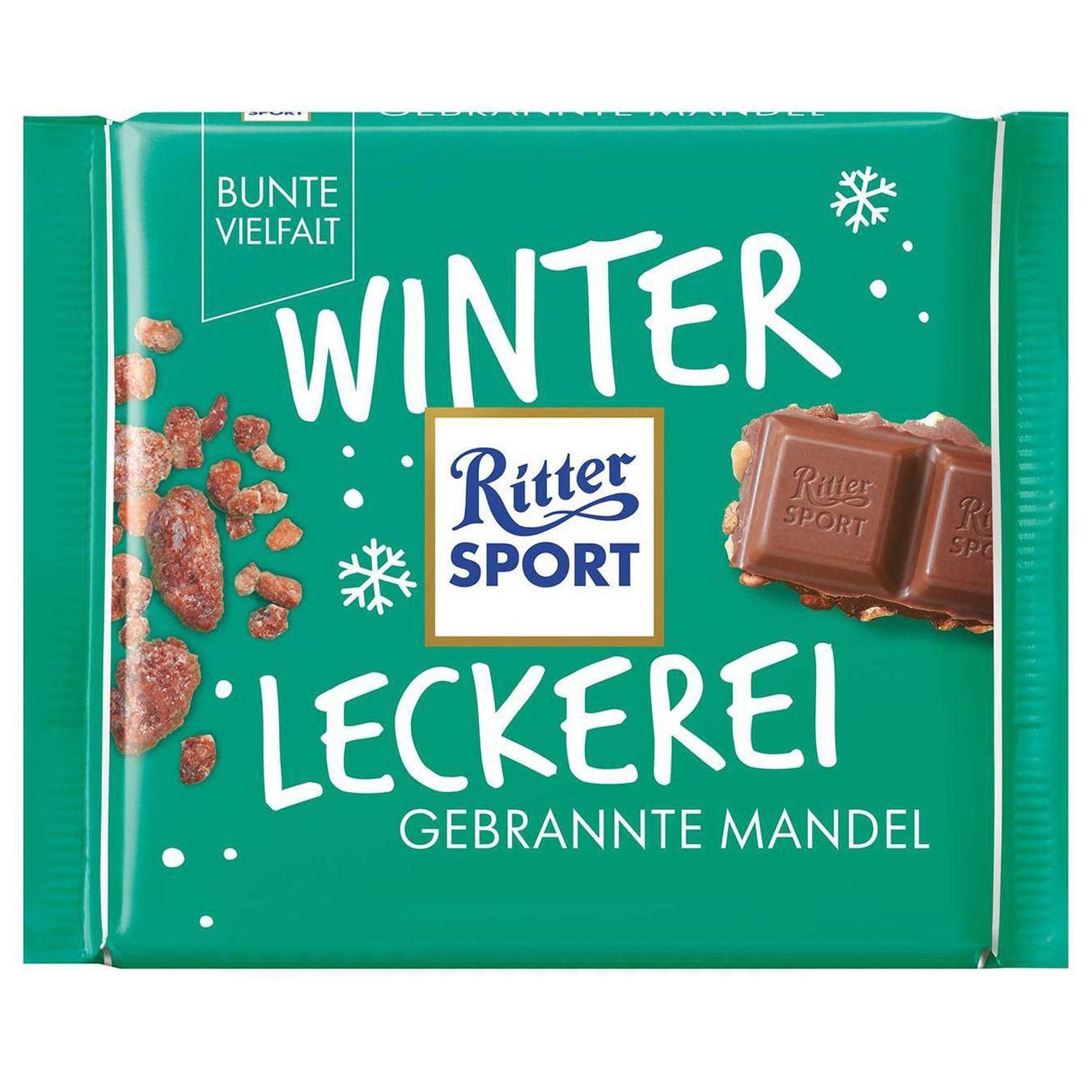 

Шоколад молочный Ritter sport с карамелизированным миндалем 100г