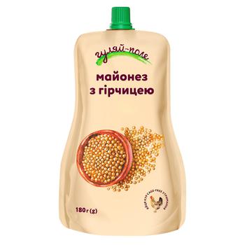 Майонезний соус Гуляй-поле з гірчицею 180г - купити, ціни на Auchan - фото 1