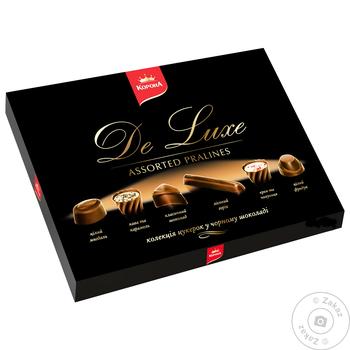 Korona De Luxe Dark Chocolate Candies 146g - buy, prices for COSMOS - photo 1